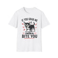 Dog grab me